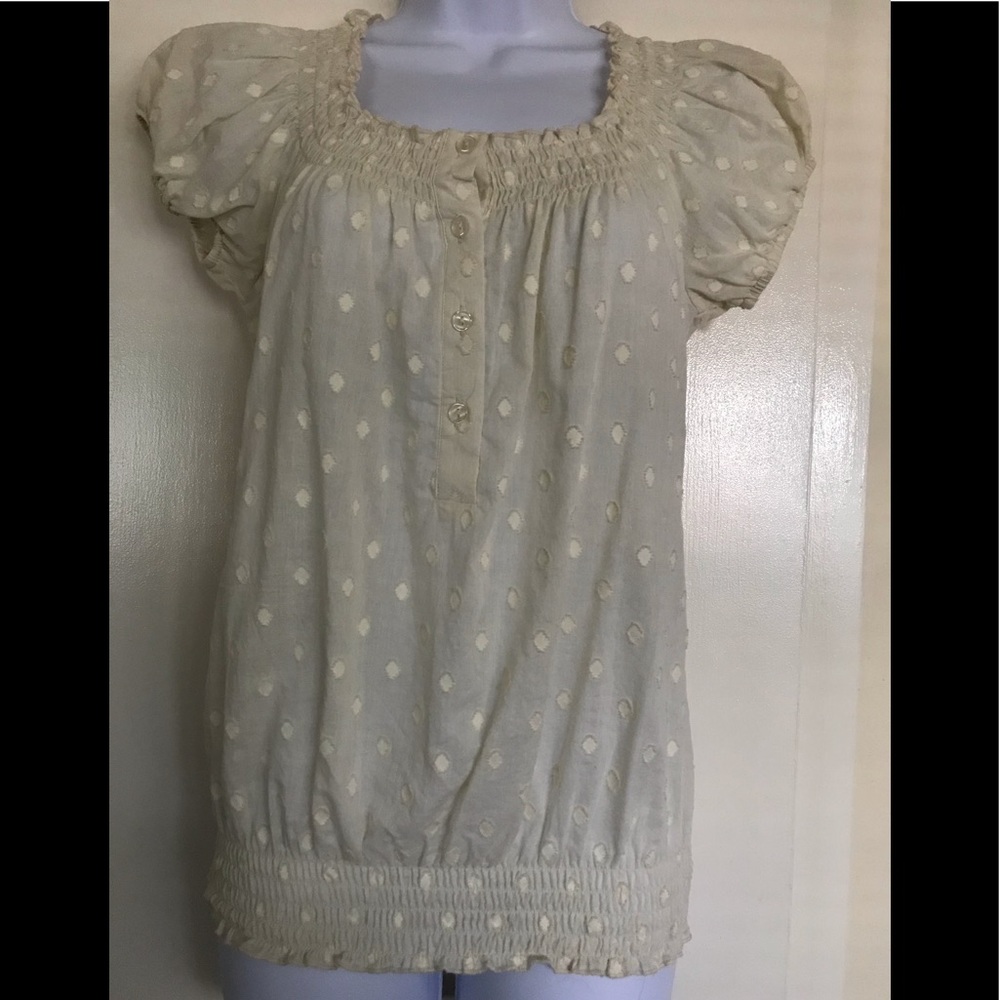 Sam&Max, white off , top , size M ,100%COTTON